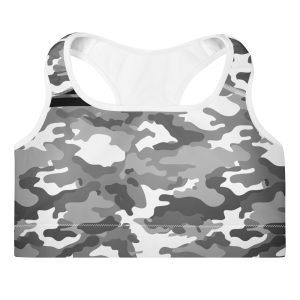Camo Padded Sports Bra