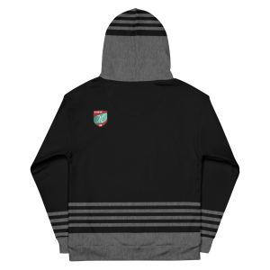 Black & Gray Unisex Cotton Hoodie