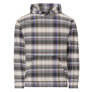 Plaid Unisex Cotton Hoodie